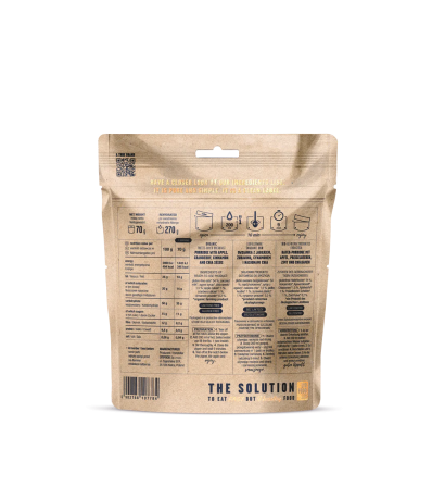 LYO Овесена каша с ябълки, червени боровинки, канела и чиа 270g