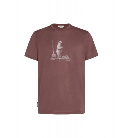 Тениска Icebreaker Merino 150 Tech Lite SS T-Shirt Polar Paddle M's Summer 2025