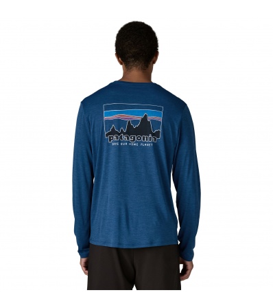 Patagonia Long-Sleeved Capilene Cool Daily Shirt - '73 Skyline M's