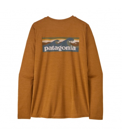Patagonia Long Sleeved Capilene Cool Daily Shirt - Boardshort Logo W's