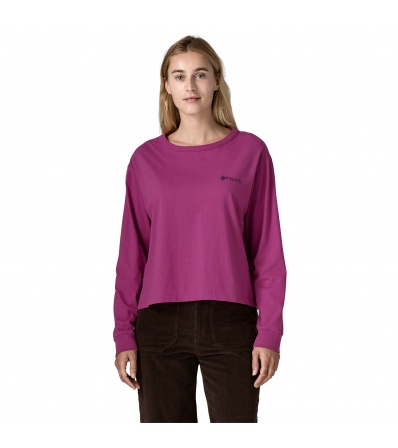 Patagonia Long-sleeved Easy Cut T- Shirt - Hut Tripper W's