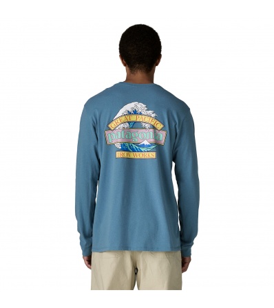 Patagonia Long Sleeved Great Waves Responsibili-Tee M's