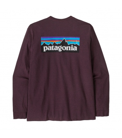 Blouse Patagonia Long-Sleeved P-6 Logo Responsibili-Tee M's