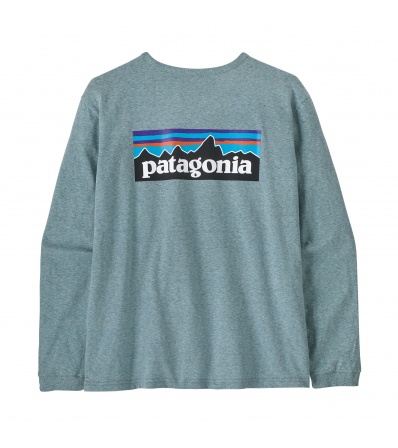 T-shirt Patagonia Long-Sleeved P-6 Logo Responsibili-Tee W's