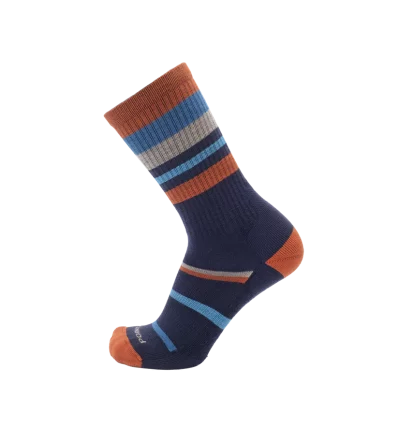 Socks Point6 Mixed Stripe Light Crew