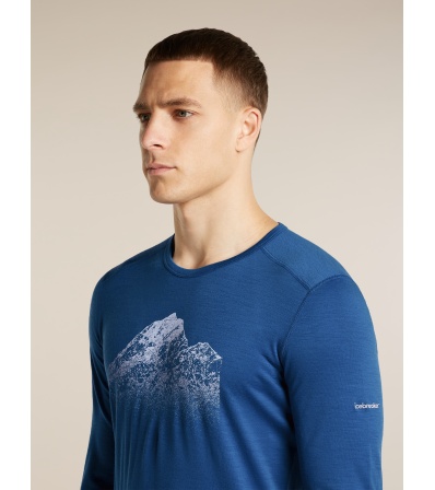Icebreaker Merino 200 Oasis Long Sleeve Crewe Rising Light M's