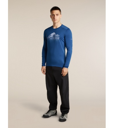Icebreaker Merino 200 Oasis Long Sleeve Crewe Rising Light M's