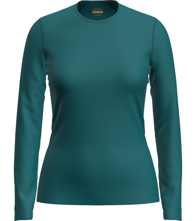Icebreaker Merino 200 Oasis Long Sleeve Crewe Tidal Teal W's