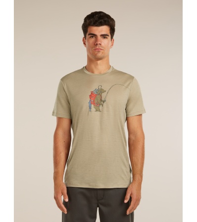 Icebreaker Merino 150 Tech Lite SS Tee Bear Catch M's