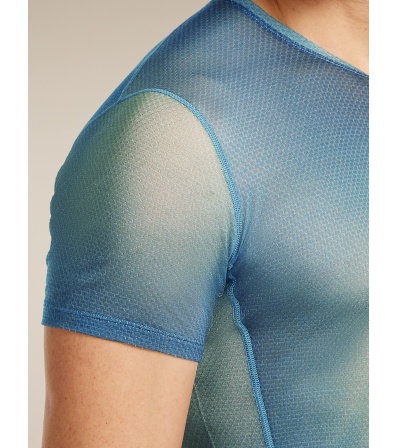 Icebreaker Merino Blend 75 Cool-Lite Featherlight SS Crewe AOP M's