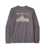 Patagonia Long-sleeved Midweight Hut Tripper Skyline T- Shirt M's