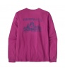 Patagonia Long-sleeved Midweight Hut Tripper Skyline T- Shirt M's