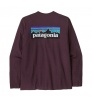 Blouse Patagonia Long-Sleeved P-6 Logo Responsibili-Tee M's