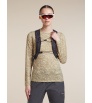 Icebreaker Merino 200 Oasis Long Sleeve Crewe Moss Bloom AOP W's