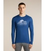 Icebreaker Merino 200 Oasis Long Sleeve Crewe Rising Light M's