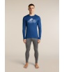 Icebreaker Merino 200 Oasis Long Sleeve Crewe Rising Light M's