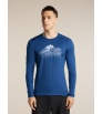 Icebreaker Merino 200 Oasis Long Sleeve Crewe Rising Light M's