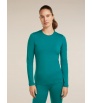 Icebreaker Merino 200 Oasis Long Sleeve Crewe Tidal Teal W's