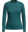 Icebreaker Merino 200 Oasis Long Sleeve Crewe Tidal Teal W's